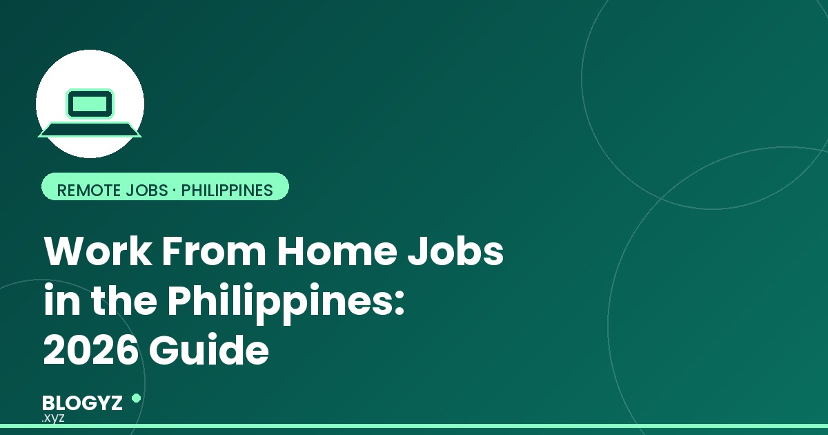 work from home jobs philippines