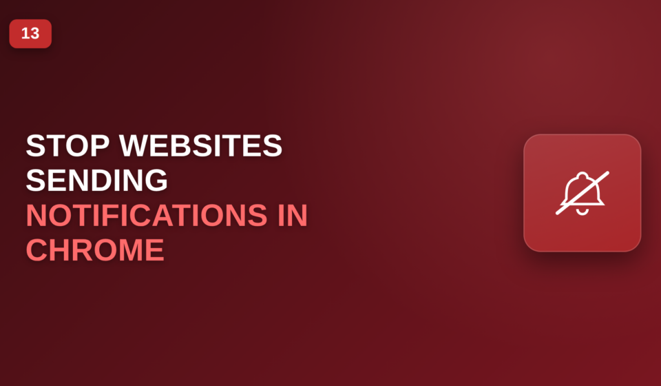 How to Stop Websites From Sending Notifications in Chrome stop Chrome website notifications