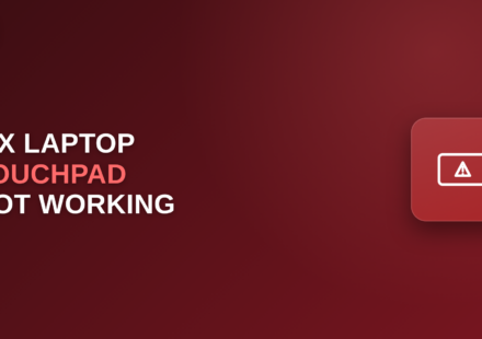 laptop touchpad not working