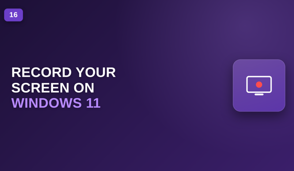 record screen Windows 11