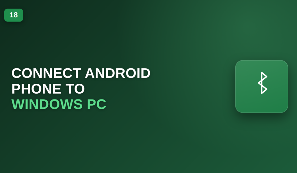 connect Android phone to Windows PC