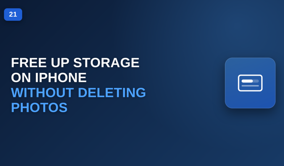 free up storage on iPhone