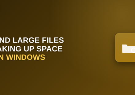 find large files on Windows