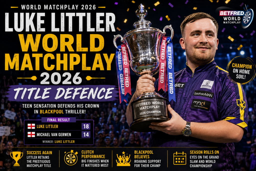 Luke Littler World Matchplay
