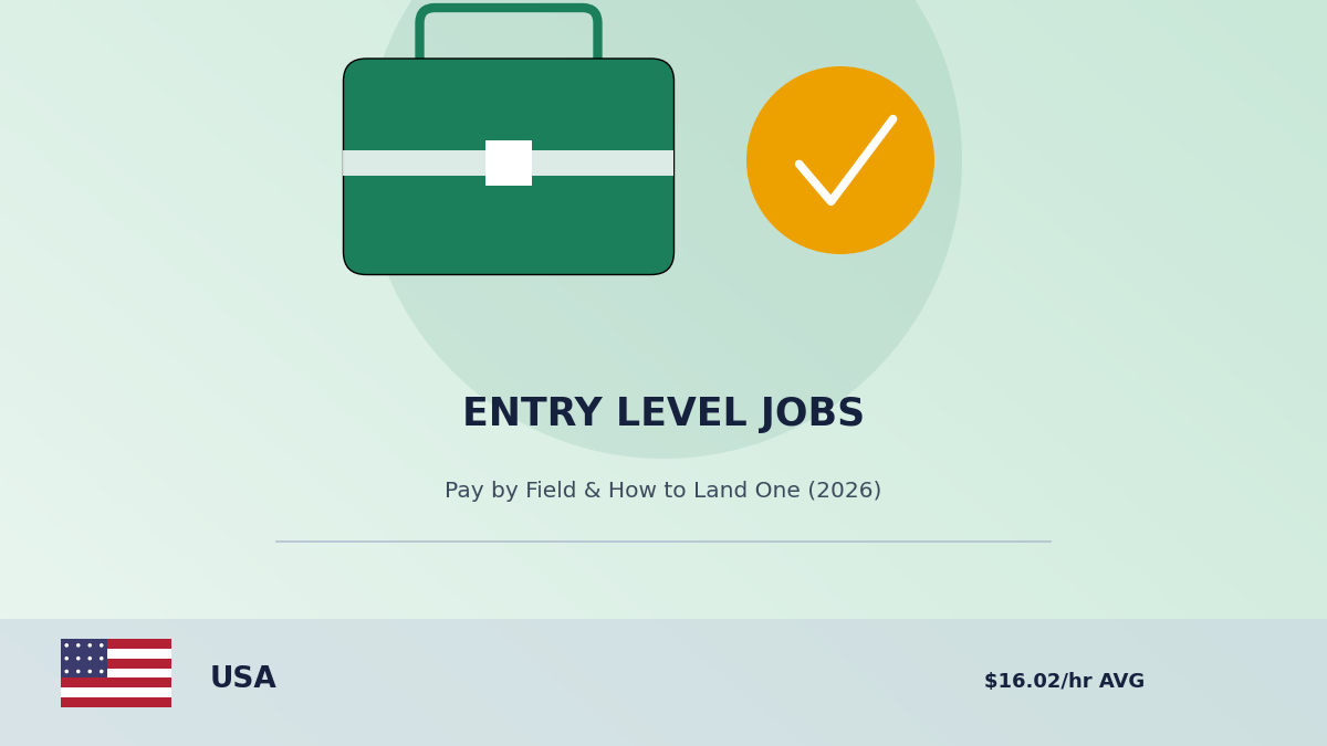 entry level jobs