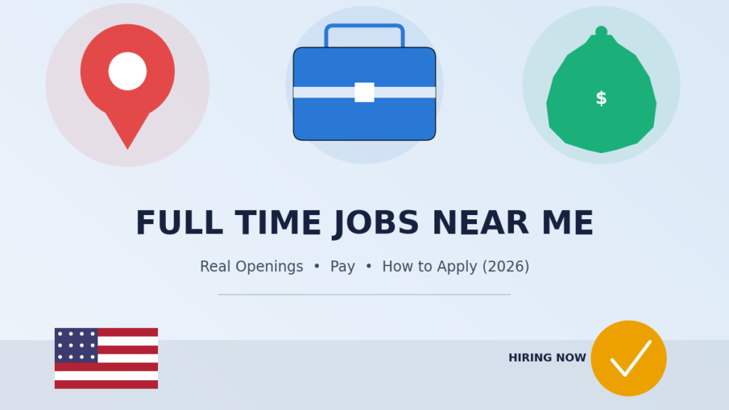 full time jobs near me