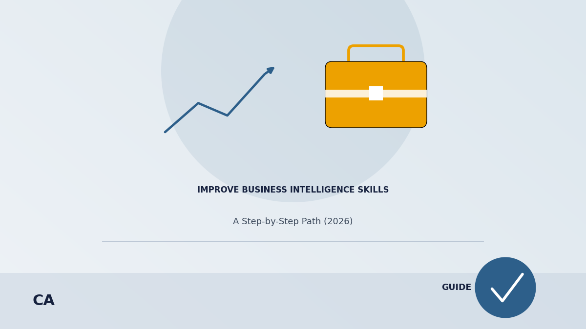 improve business intelligence skills