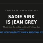 Sadie Sink plays Jean Grey in Spider-Man Brand New Day