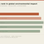 Sustainable fashion environmental impact, ranked bar chart comparing the textile industry against food, housing, mobility, and water and land use sectors