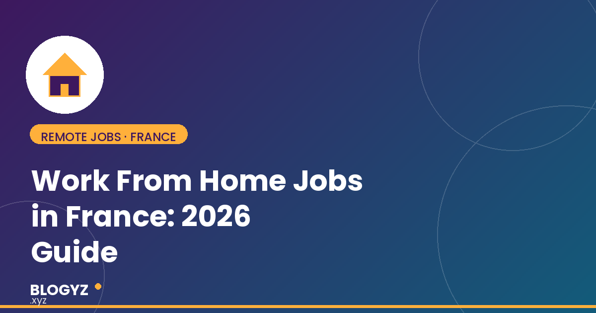 Work From Home Jobs France