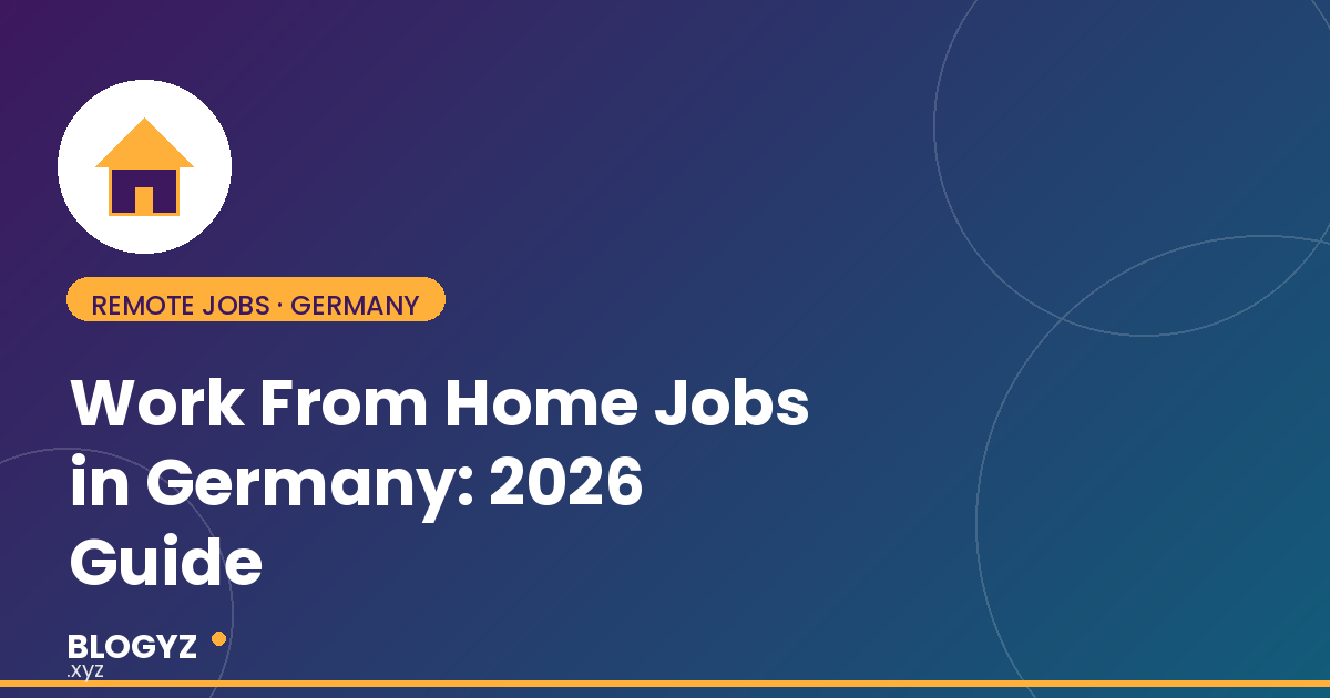 Work From Home Jobs Germany